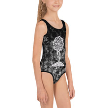 Load image into Gallery viewer, Positivity Mandala Flower  Kids Swimsuit
