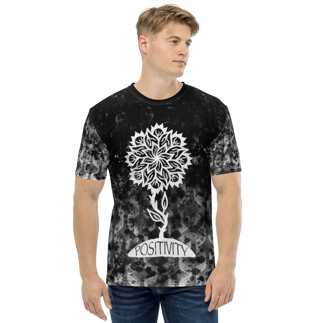 Positivity Mandala Flower Men's t-shirt