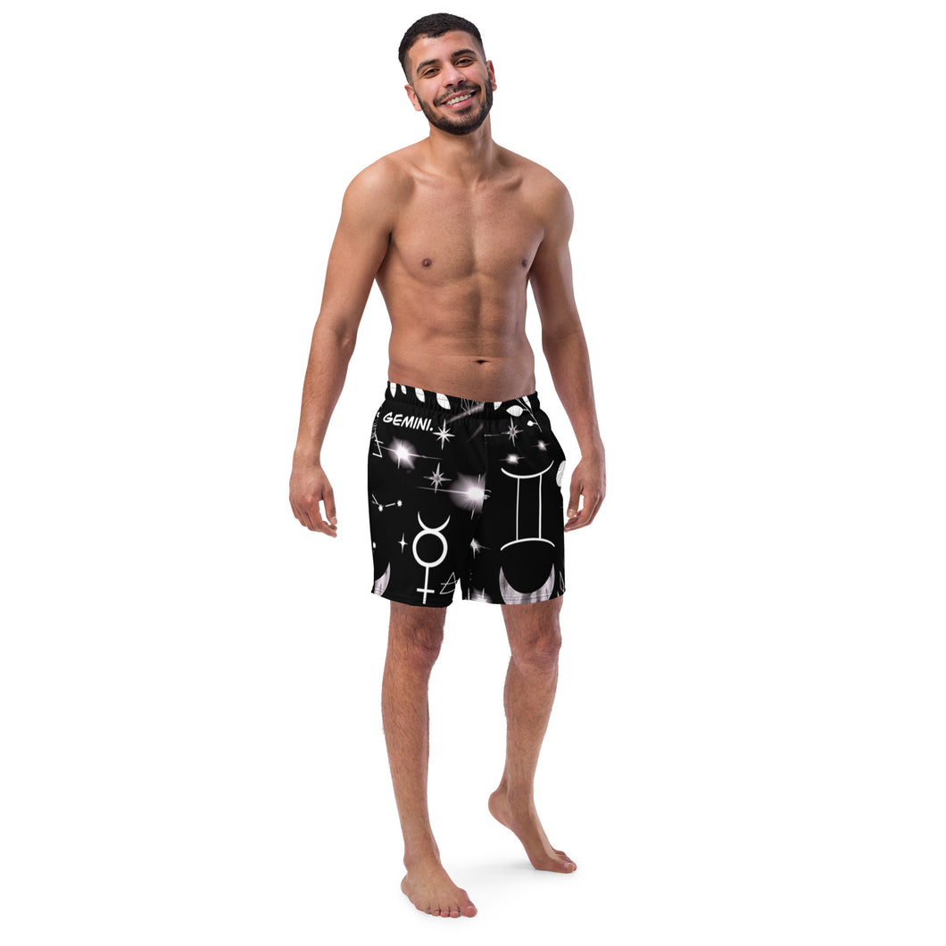 Gemini Zodiac Men's swim trunks