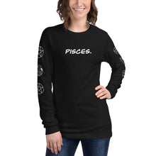 Load image into Gallery viewer, Pisces zodiac Unisex Long Sleeve Tee
